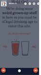 Mobile Screenshot of category12beer.com